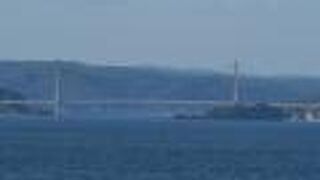 和倉温泉からも見えます