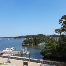 屋上からの松島の景色