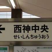 神戸市の山間部と中心部を結ぶ。