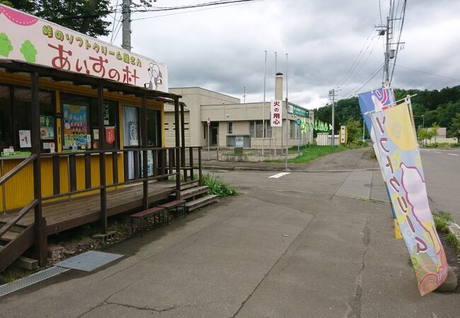 アイスのお店でザンギを買う