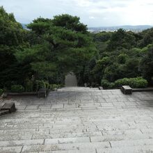 明治天皇伏見桃山陵からの眺望