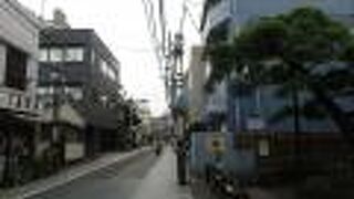 旧東海道の雰囲気を感じます。