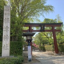 一之鳥居と社号標