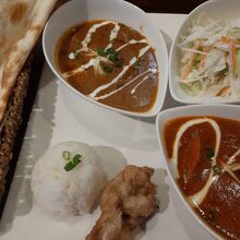 ≪本日のランチセットカレー≫の一例。