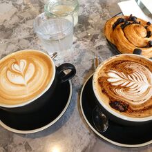 カプチーノとラテのミルクの泡立ちもＧＯＯＤ！