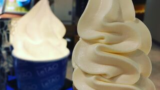 ルタオのチーズ味のソフトクリーム♪