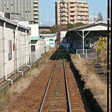 若松駅少し手前