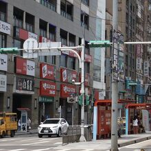 公駅周辺の風景