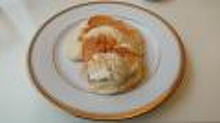 想像以上においしかった、「リコッタパンケーキ」