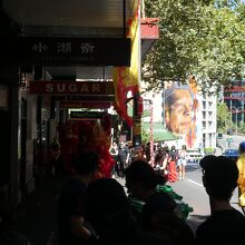 Goulburn St(グルバーン・ストリート)も大混雑