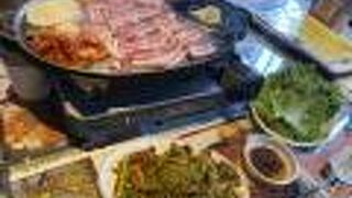 サムギョプサルで飲む！