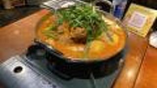 カムジャタンを生ビールとチャミスルで！