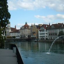 ルツェルンの街並み