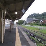 三角は終着駅でした。