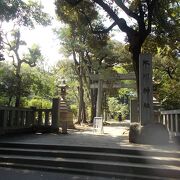 静けさが感じられる神社です。