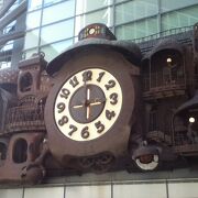 日本テレビタワー2階にある大時計