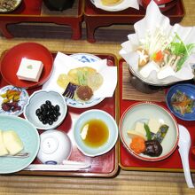 『精進料理』の夕食