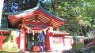 男体山の登山口／季節限定なので、春・秋は確認を