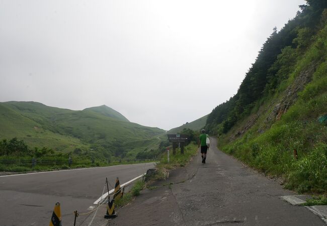 桃岩展望台コースの出発点