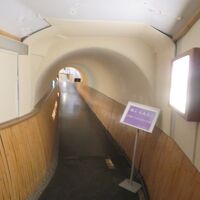 大浴場に行く時地下道を通ります