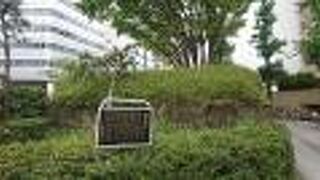 現在では東側に有った石垣のみが保存