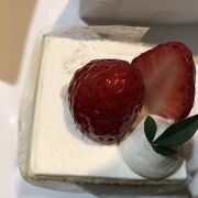 ケーキもおいしい。