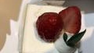 ケーキもおいしい。