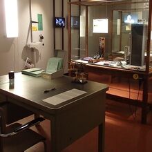 軍人生活の様子が展示されています。