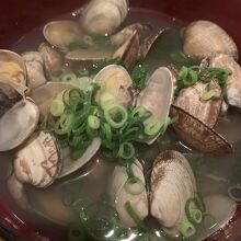 てんこ盛り あさりの酒蒸し