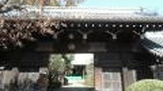 素人目にも圧倒されるような立派な門は、江戸末期のもの