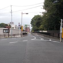 坂上の上野寄りからの景観です。