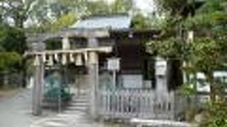 ちょっと変わった鳥居があります