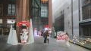 クリスマスのディスプレイ