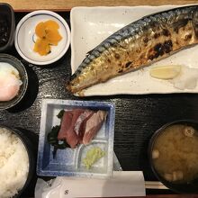 焼き鯖定食
