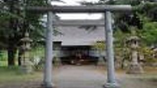 城址によくある、護国神社的な…