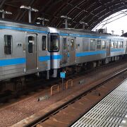 2021年６月15日現在、高知14時11分発普通列車須崎行きは３両編成での運転でした