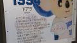 ドアラについての展示パネルもありました