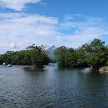 駒ヶ岳が見えます