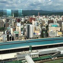 盛岡市街地の眺め