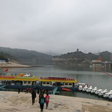 モーターボート乗り場