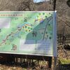 鬼首温泉にある温泉が自噴する川