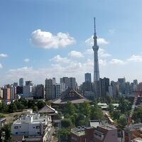浅草の街並みとスカイツリー