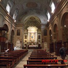 教会の内部です