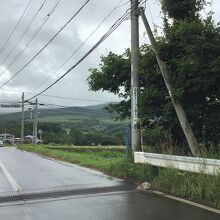 曇り空と小雨模様の日の様子。