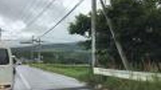 夏場はキャベツ畑の光景が。。