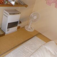 エアコンはありません。夏は扇風機が頼り。