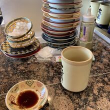 食べた皿です。味は良かったです