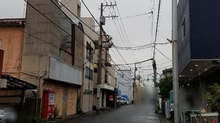 国道駅からすぐの旧東海道上