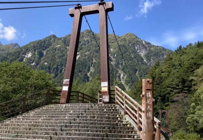 穂高連峰への玄関口！さぁここから本格的な登山の始まりです