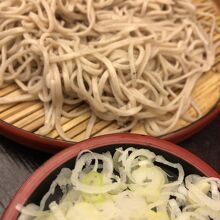 もり蕎麦を付けた